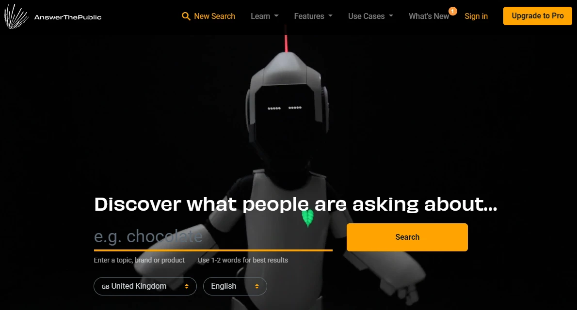 Image from Answer the Public